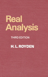 Cover image for Real Analysis, 3rd Edition