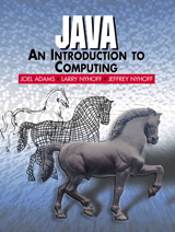 Cover image for Java: An Introduction to Computing