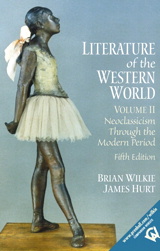 Cover image for Literature of the Western World, Volume II: Neoclassicism Through the Modern Period, 5th Edition