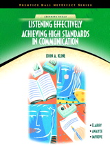 Cover image for Listening Effectively: Achieving High Standards in Communication (NetEffect Series)