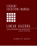 Cover image for Student Solutions Manual for Linear Algebra for Engineers and Scientists Using Matlab