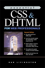 Cover image for Essential CSS and DHTML for Web Professionals, 2nd Edition