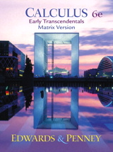 Cover image for Calculus, Early Transcendentals Matrix Version, 6th Edition