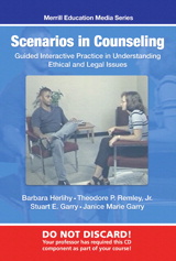 Cover image for Scenarios in Counseling: Guided Interactive Practice in Understanding Ethical and Legal Issues, CD-ROM
