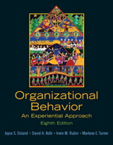 Cover image for Organizational Behavior: An Experiential Approach, 8th Edition