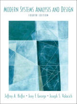 Cover image for Modern Systems Analysis and Design, 4th Edition