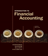 Cover image for Introduction to Financial Accounting, 9th Edition