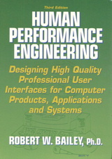 Cover image for Human Performance Engineering: Designing High Quality Professional User Interfaces for Computer Products, Applications and Systems, 3rd Edition