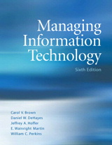 Cover image for Managing Information Technology, 6th Edition