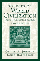 Cover image for Sources of World Civilization: A Diversity of Traditions, Volume 1, 3rd Edition