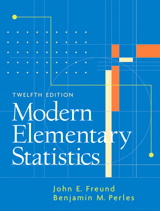 Cover image for Modern Elementary Statistics, 12th Edition