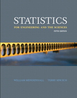 Cover image for Statistics for Engineering and the Sciences, 5th Edition