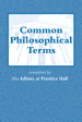 Cover image for Common Philosophical Terms