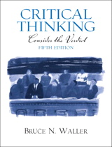 Cover image for Critical Thinking: Consider the Verdict, 5th Edition