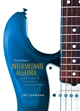 Cover image for Intermediate Algebra: Functions & Authentic Applications, 3rd Edition