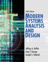 Cover image for Modern Systems Analysis and Design, 5th Edition