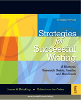 Cover image for Strategies for Successful Writing: A Rhetoric, Research Guide, Reader and Handbook, 8th Edition