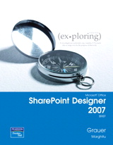 Cover image for Exploring with Microsoft SharePoint Designer 2007,  Brief