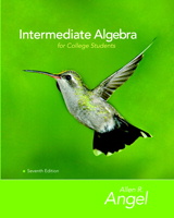 Cover image for Intermediate Algebra for College Students, 7th Edition