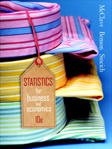 Cover image for Statistics for Business & Economics, 10th Edition