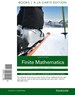 Finite Mathematics Books a la Carte Edition, 11th Edition