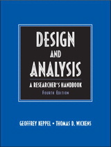 Cover image for Design and Analysis: A Researcher's Handbook, 4th Edition