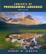 Cover image for Concepts of Programming Languages, 9th Edition