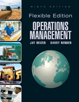 Cover image for Operations Management, Flexible Edition and Lecture Guide and Student CD and DVD Package, 9th Edition
