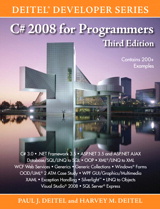 Cover image for C# 2008 for Programmers, 3rd Edition