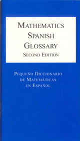 Cover image for Mathematics Spanish Glossary, 2nd Edition