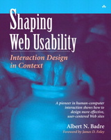 Cover image for Shaping Web Usability: Interaction Design in Context