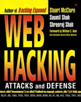 Cover image for Web Hacking: Attacks and Defense