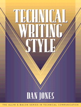 Cover image for Technical Writing Style (Part of the Allyn & Bacon Series in Technical Communication)