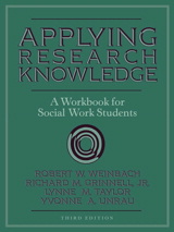 Cover image for Applying Research Knowledge: A Workbook for Social Work Students, 3rd Edition