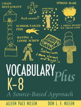 Cover image for Vocabulary Plus K-8: A Source-Based Approach