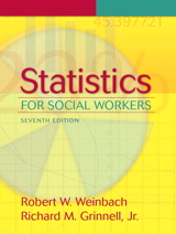 Cover image for Statistics for Social Workers, 7th Edition
