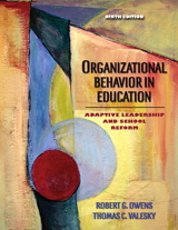 Cover image for Organizational Behavior in Education: Adaptive Leadership and School Reform, 9th Edition