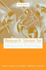 Cover image for Research Stories for Introductory Psychology, 3rd Edition