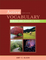 Cover image for Active Vocabulary: General and Academic Words, 4th Edition