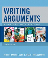 Cover image for Writing Arguments: A Rhetoric with Readings, 8th Edition