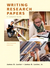 Writing research papers by james lester 13th ed longman 2010 03 picture