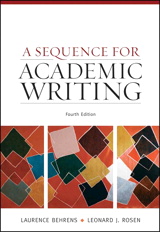 Cover image for Sequence for Academic Writing, A, 4th Edition