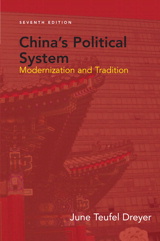 Cover image for China's Political System, 7th Edition