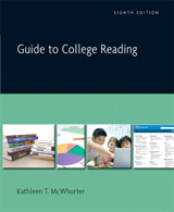 Cover image for Guide to College Reading (with MyReadingLab Student Access Code Card), 8th Edition