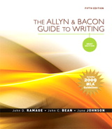 Cover image for Allyn & Bacon Guide to Writing, The: Brief Edition, MLA Update Edition, 5th Edition
