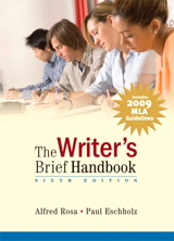 Cover image for Writer's Brief Handbook, The,  MLA Update Edition, 6th Edition