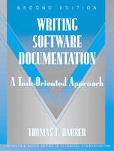 Cover image for Writing Software Documentation: A Task-Oriented Approach (Part of the Allyn & Bacon Series in Technical Communication), 2nd Edition