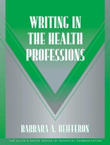 Cover image for Writing in the Health Professions