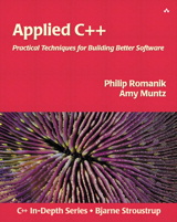 Cover image for Applied C++: Practical Techniques for Building Better Software