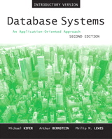 Cover image for Database Systems: An Application-Oriented Approach, Introductory Version, 2nd Edition